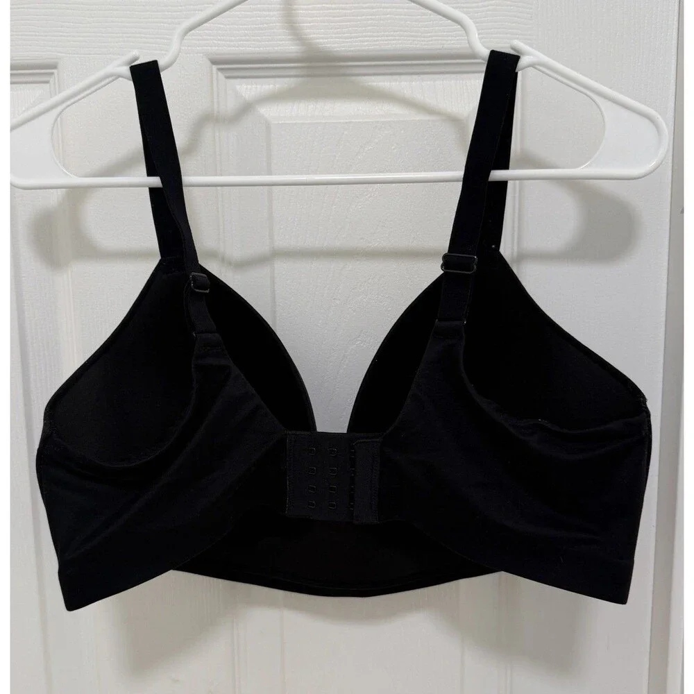 Soma Enbliss Wireless Bra Black Women's 42D Comfort Full Coverage